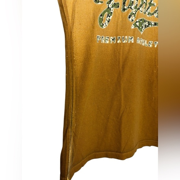 NWT American Fighter Dailey Short Sleeve Mocktwist Tee in Amber Ombré Size XS - Picture 3 of 10